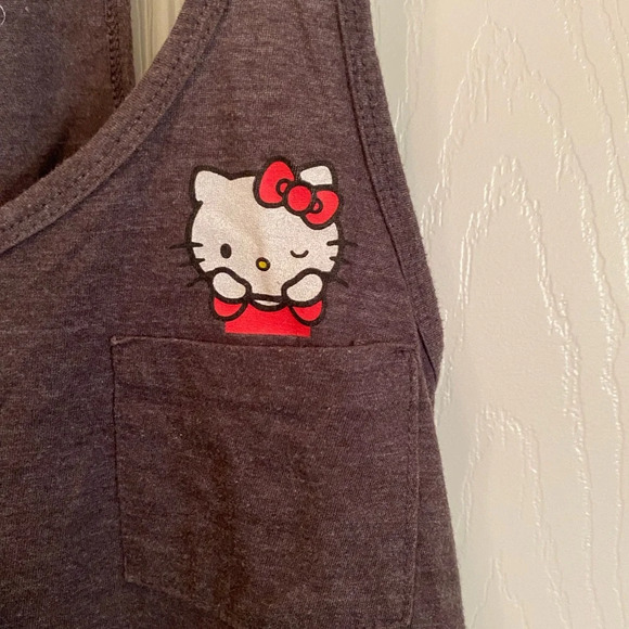 Hello Kitty Tops - Hello Kitty pocket tank size small Vintage